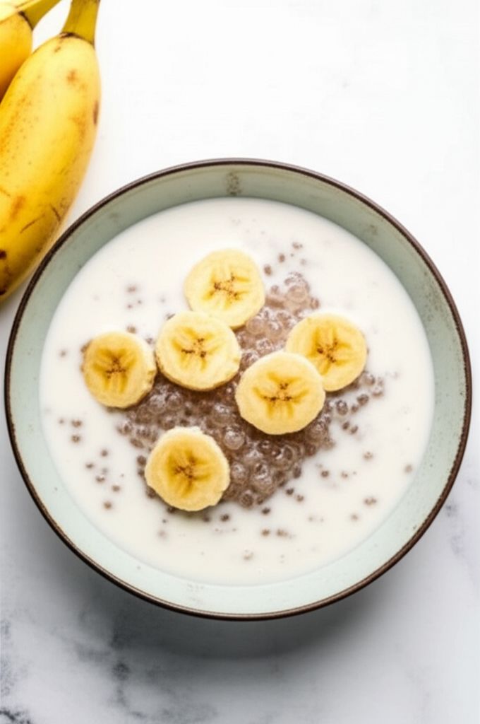 Cambodian Tapioca-Banana Pudding