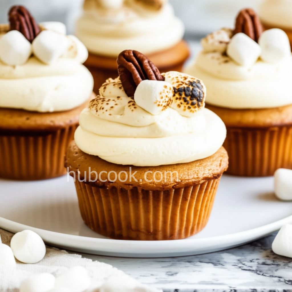 Candy'D Sweet Potato Cupcakes with Brown Sugar Icing