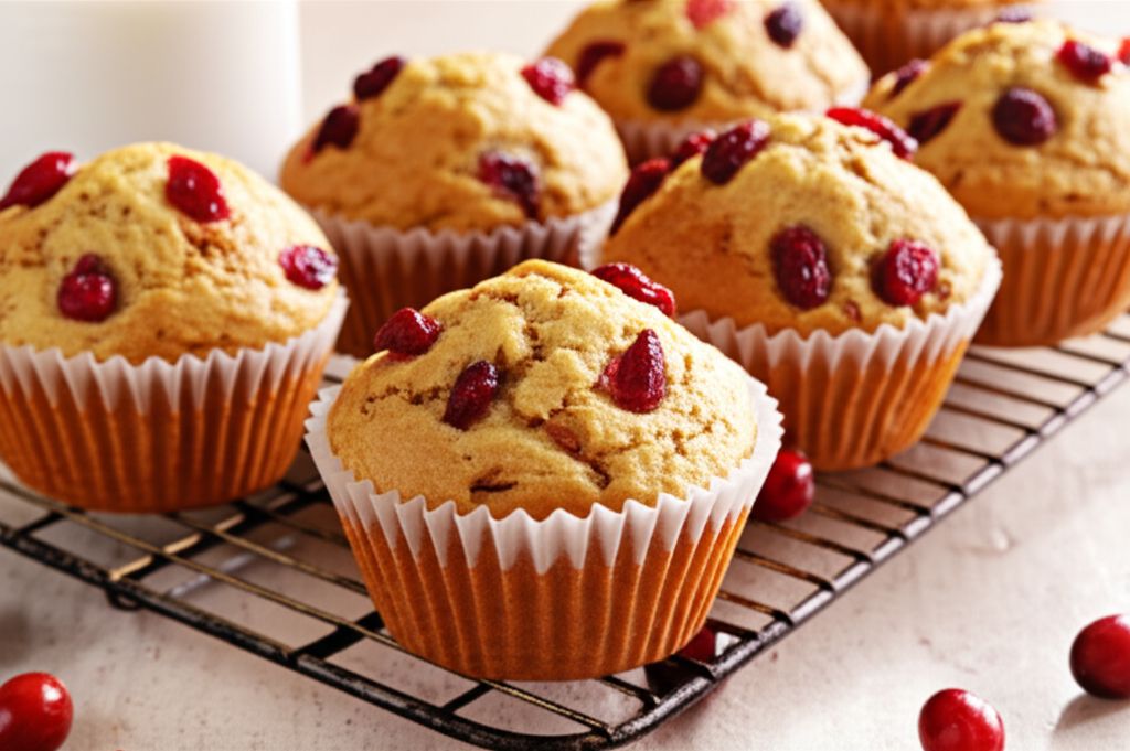 Carrot and Cranberry Muffins