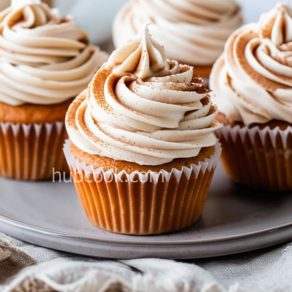 Carrot Cupcake with Cinnamon Cream Cheese Frosting