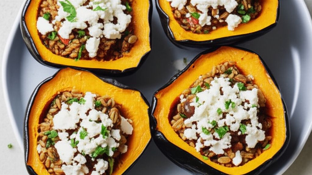 Curried Stuffed Acorn Squash
