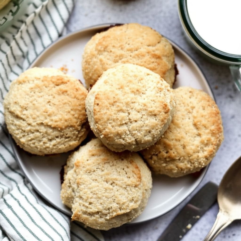 Eggless Whole Wheat Biscuits