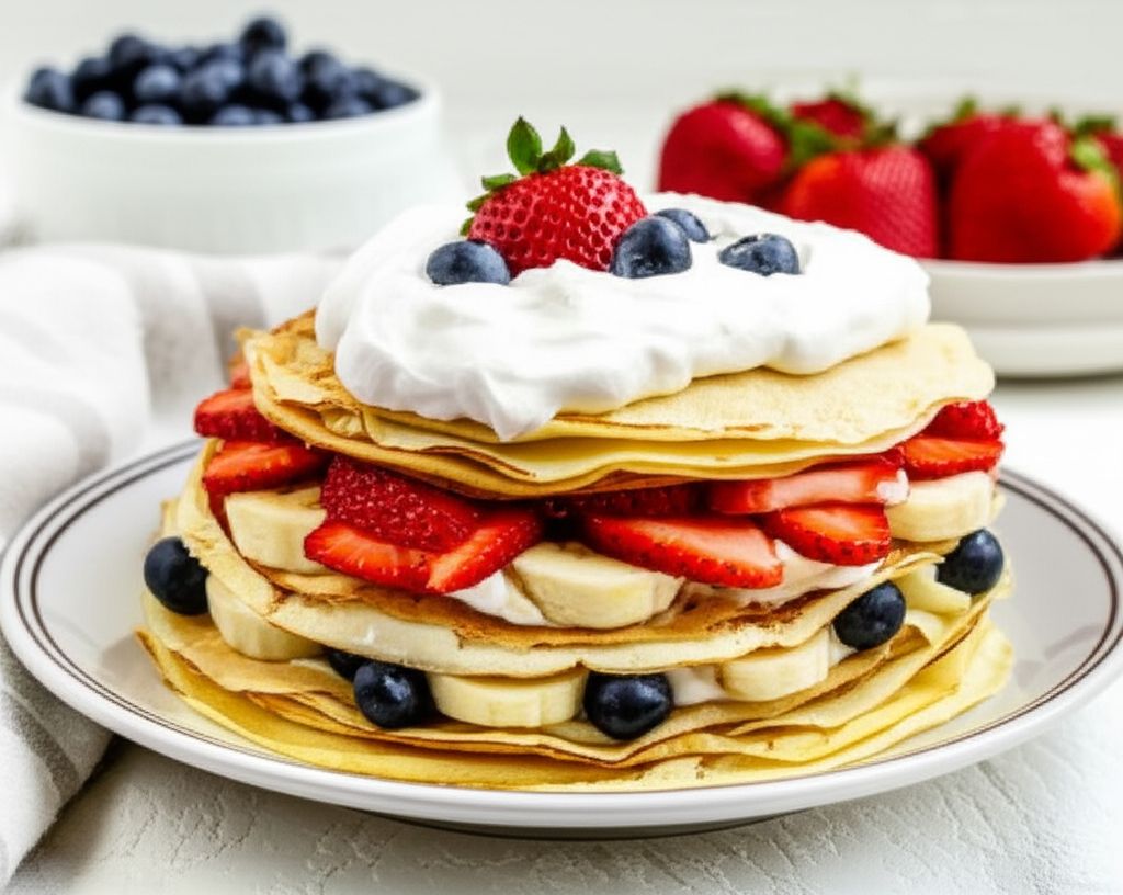 Fresh Fruit Breakfast Lasagna