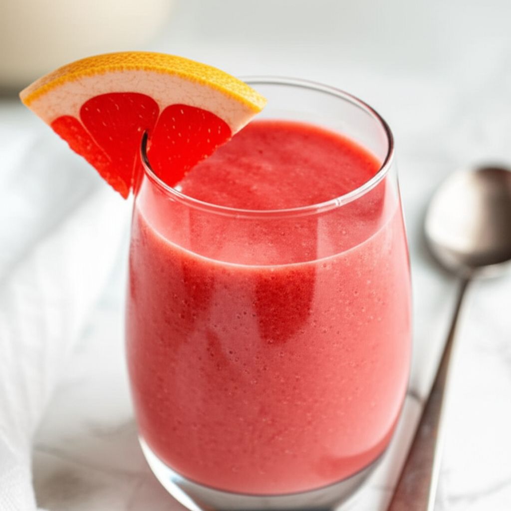 Fresh Grapefruit Juice Smoothie