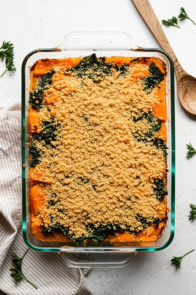 Gluten-Free Kale and Butternut Squash Gratin