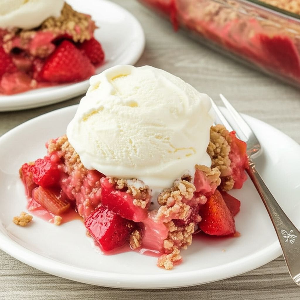 Grandma Donna's Rhubarb Crisp