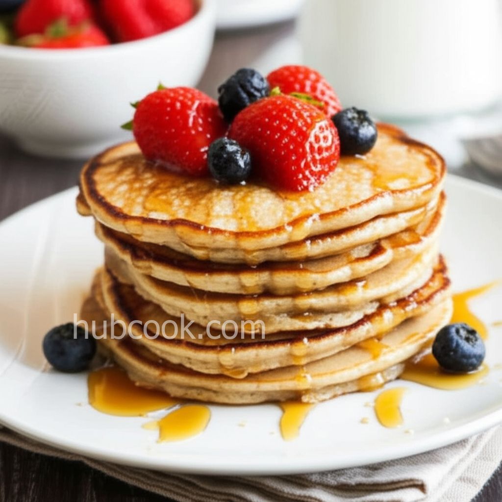 Hearty Oatmeal Pancakes