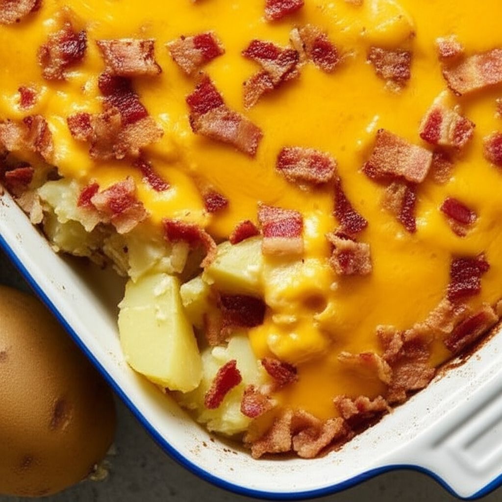 Hot German Potato Salad Casserole