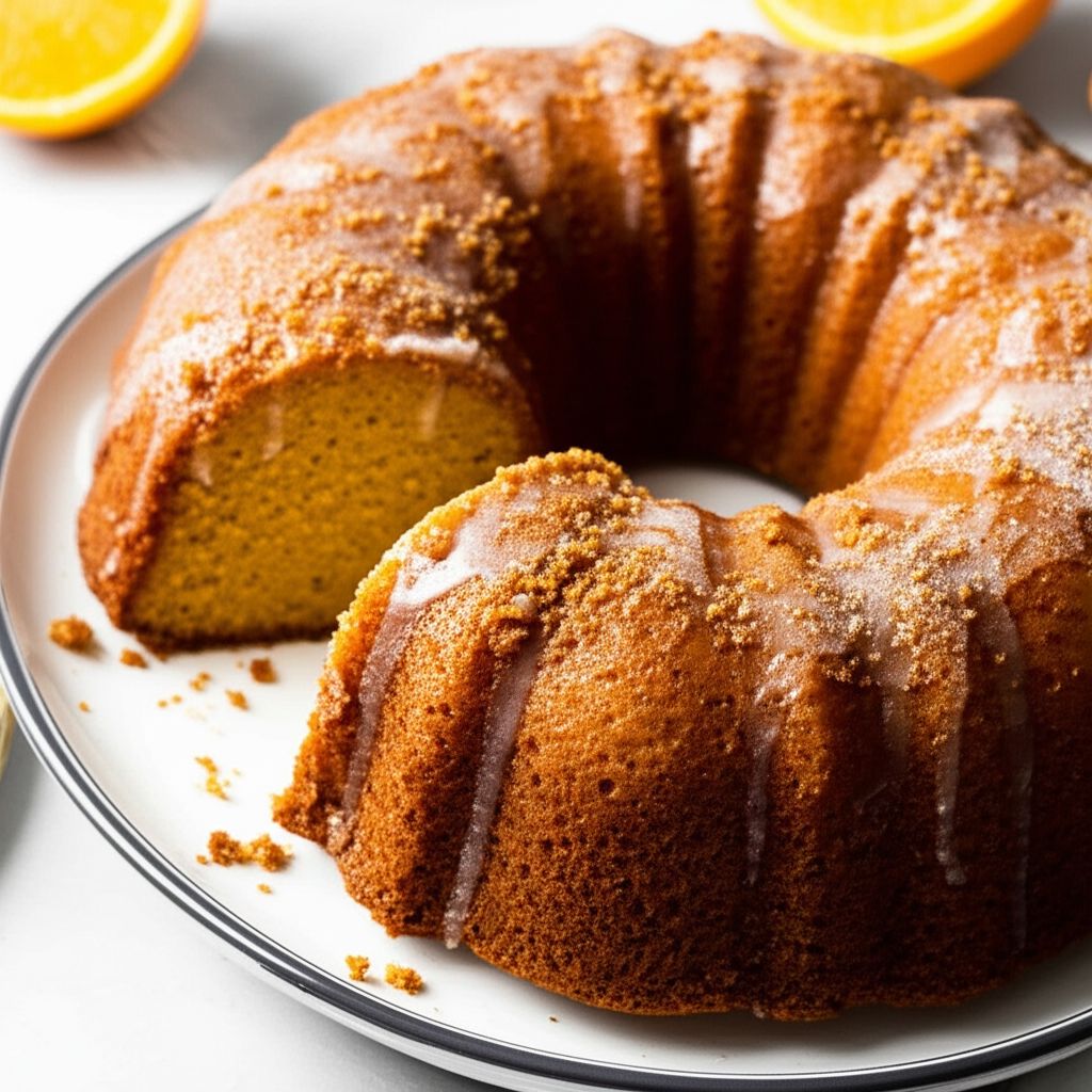 Hot Orange Coffee Cake