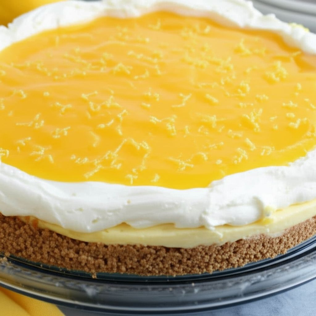 Lemon Lovers Luscious Cheesecake Pie