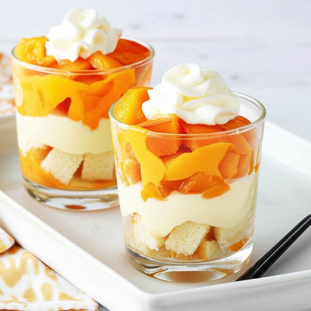 Lemon Peach Parfaits