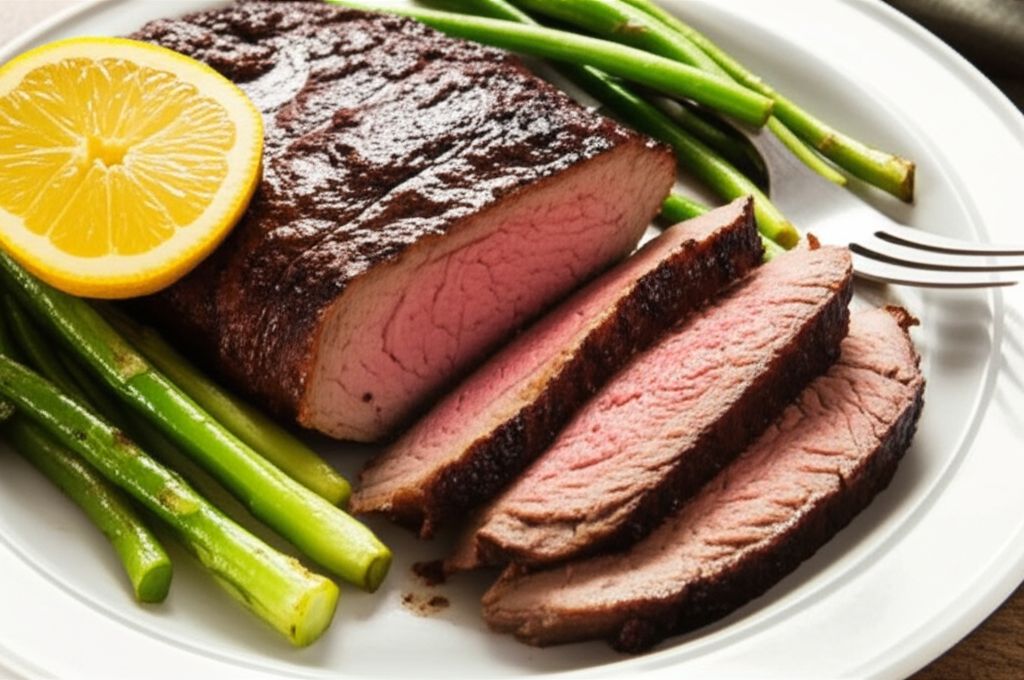 Lemon-Marinated London Broil