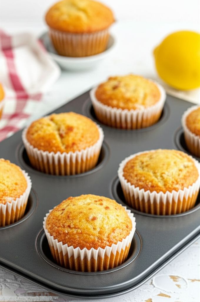 Lemony Poppy Seed Muffins