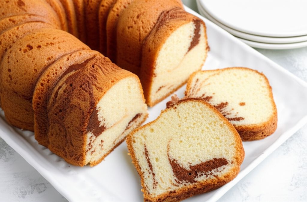 Light Marble Pound Cake