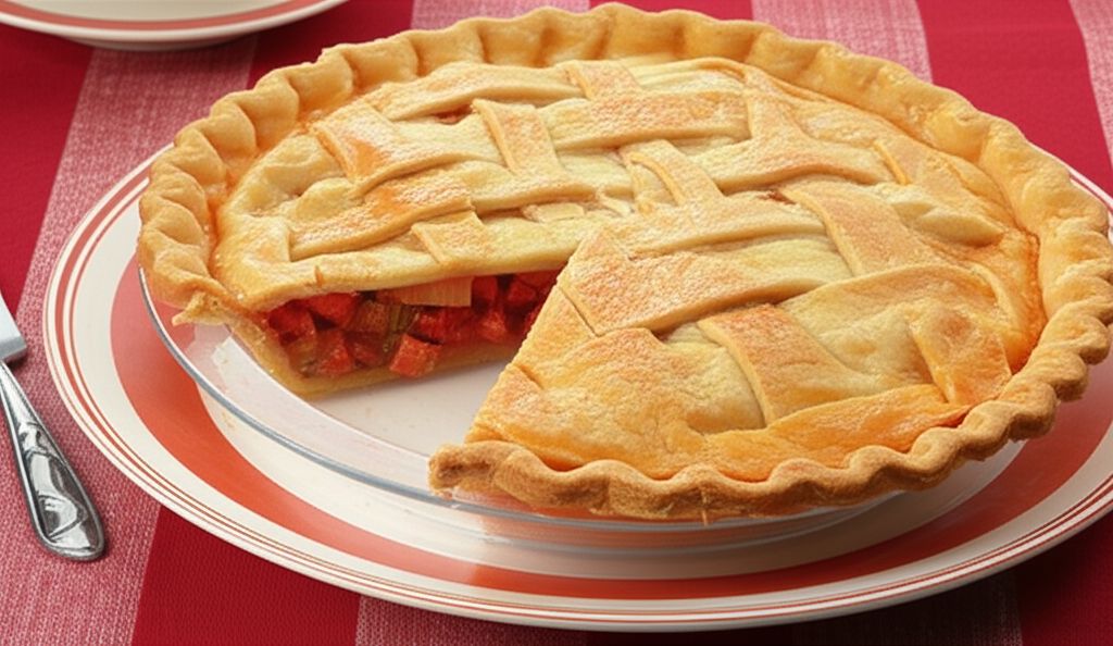 Lisa's Tomatillo and Strawberry Pie