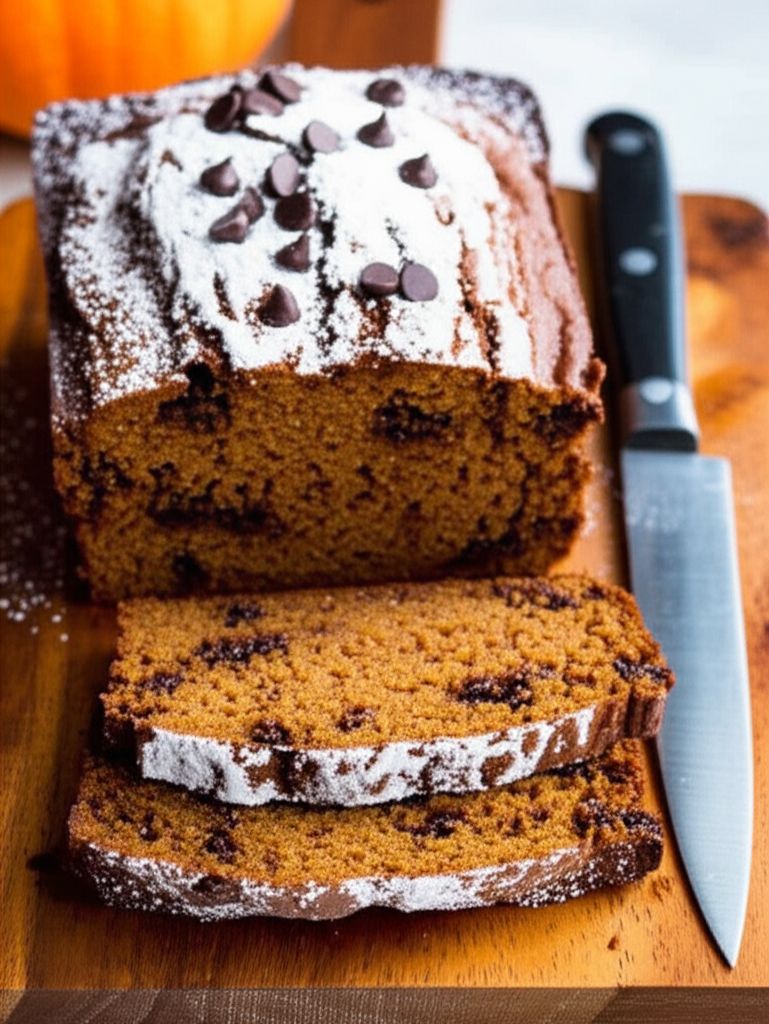 Low-Fat Pumpkin Chocolate Chip Bread