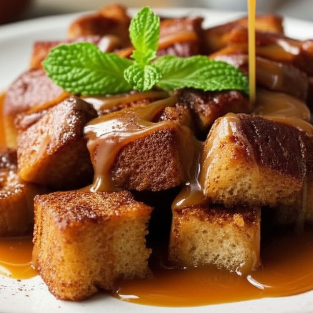 Maple Caramel Bread Pudding
