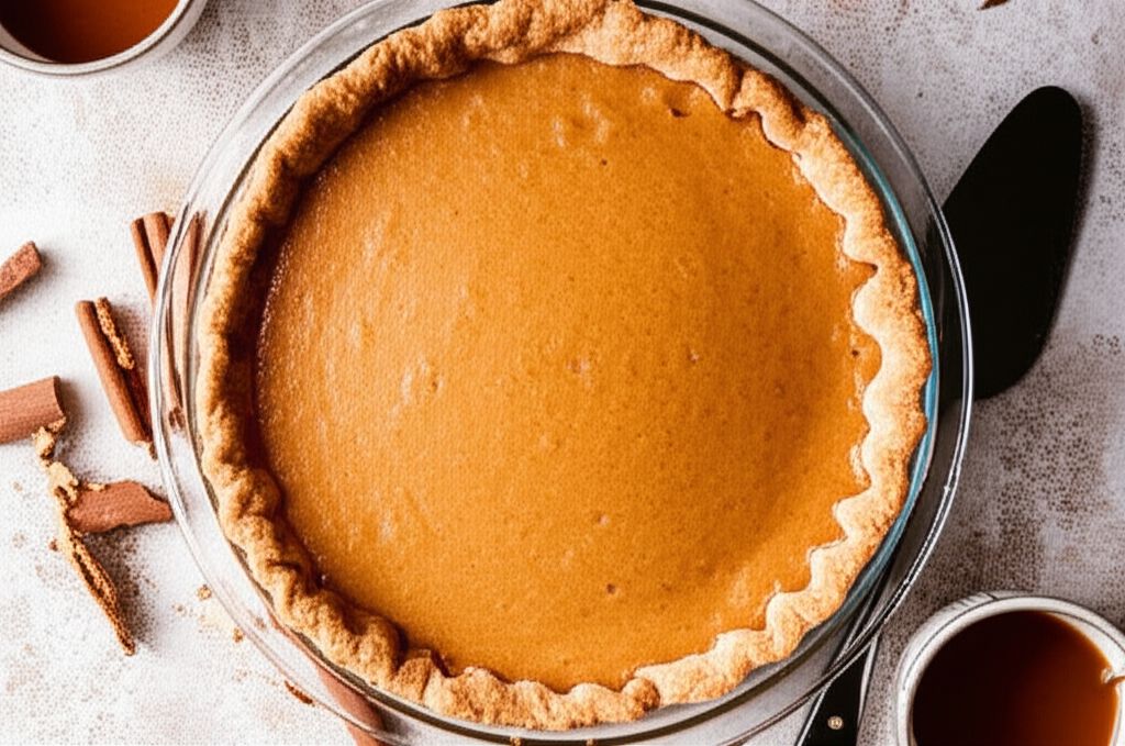 Persimmon Pudding Pie