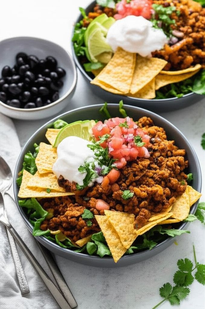 Quick Turkey Taco Salad