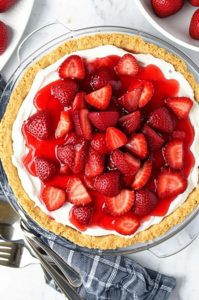 Rock Creek Lake Fresh Strawberry Pie