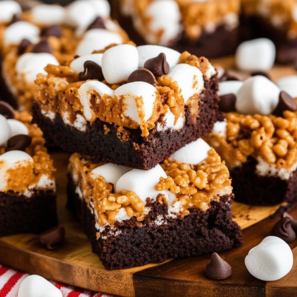 Rocky Road Peanut Butter Brownies
