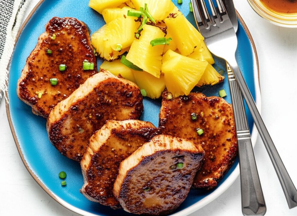 Slow Cooker Pineapple-Teriyaki Pork Chops