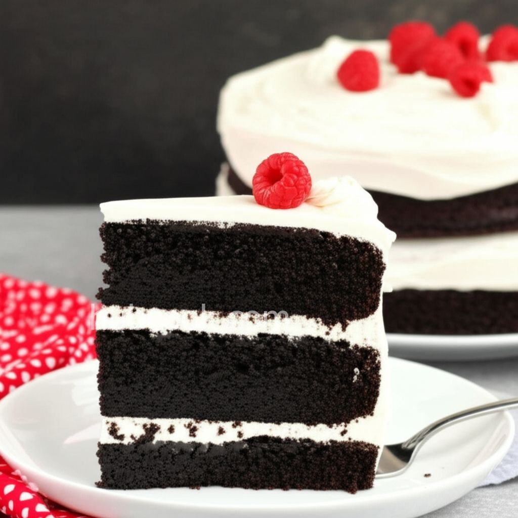 Sour Cream Dark Chocolate Cake