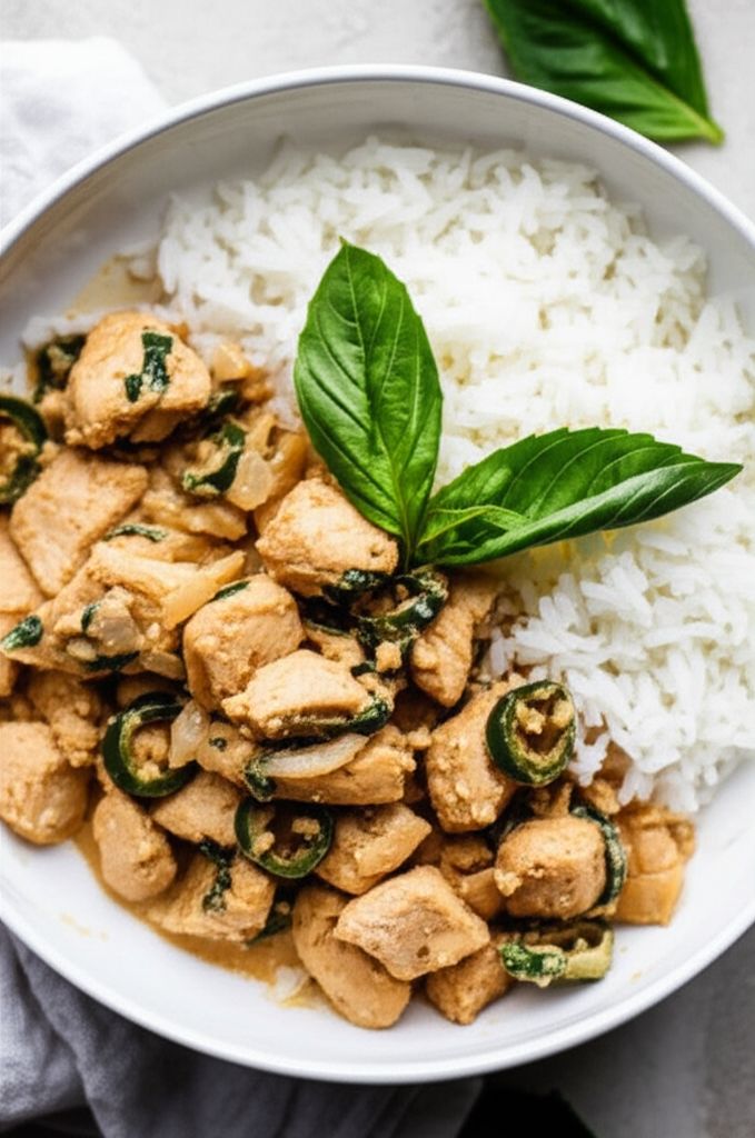 Spicy Thai Basil Chicken