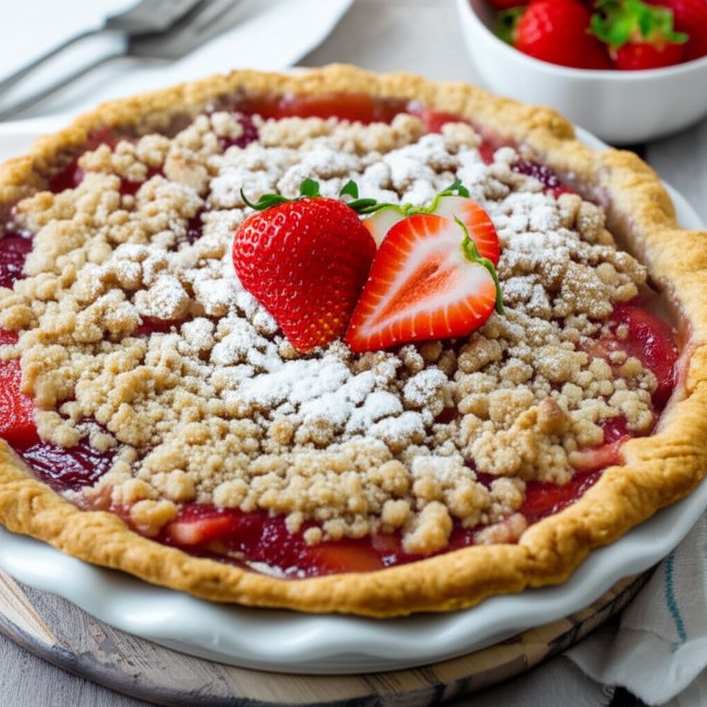 Strawberry Banana Pie