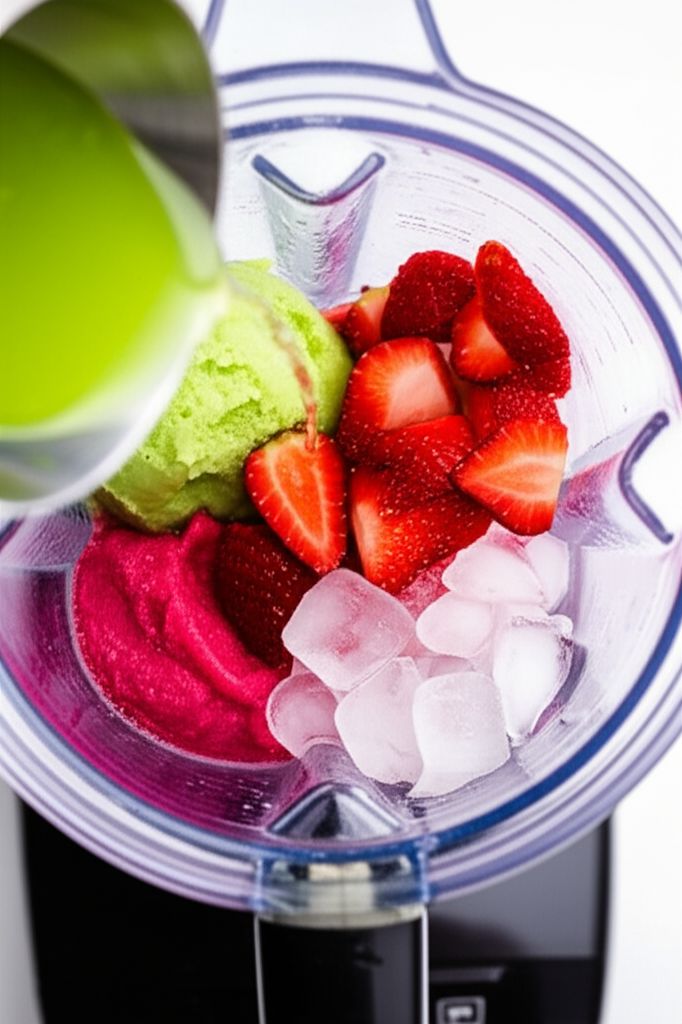 Strawberry-Lime Slushie