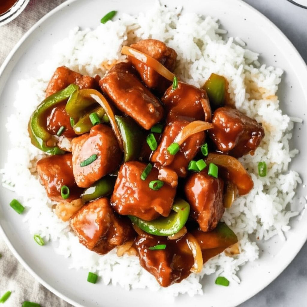 Sweet and Sour Pepper Pork