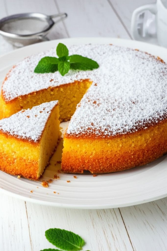 Sweet Cornmeal Cake Brazilian-Style