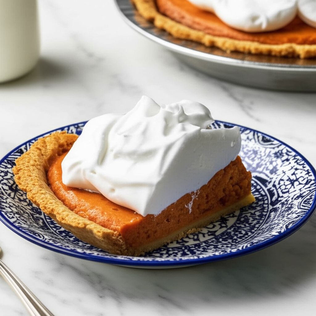 Sweet Potato Pie with Marshmallow Meringue Topping