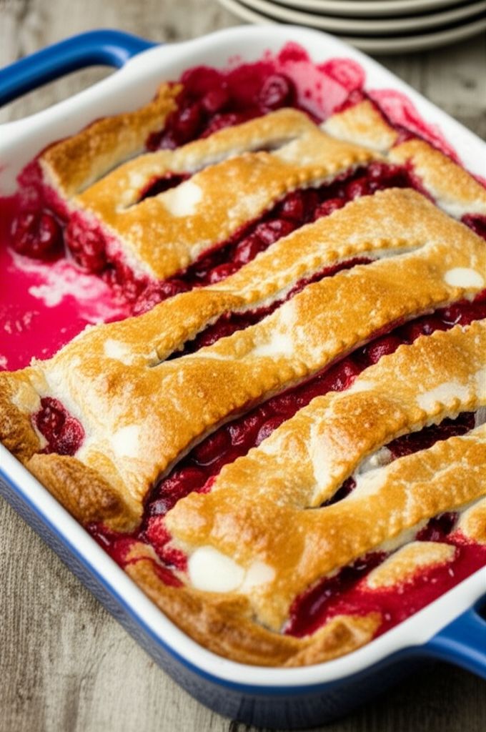 Tart Cherry Cobbler