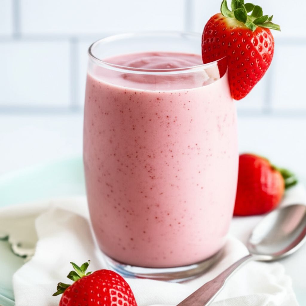 Tasty Strawberry Smoothie