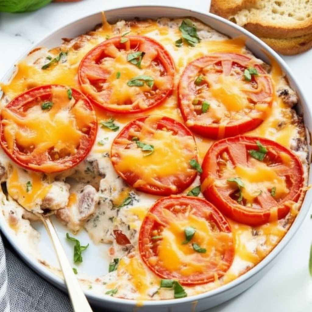 Tomato Pie Dip