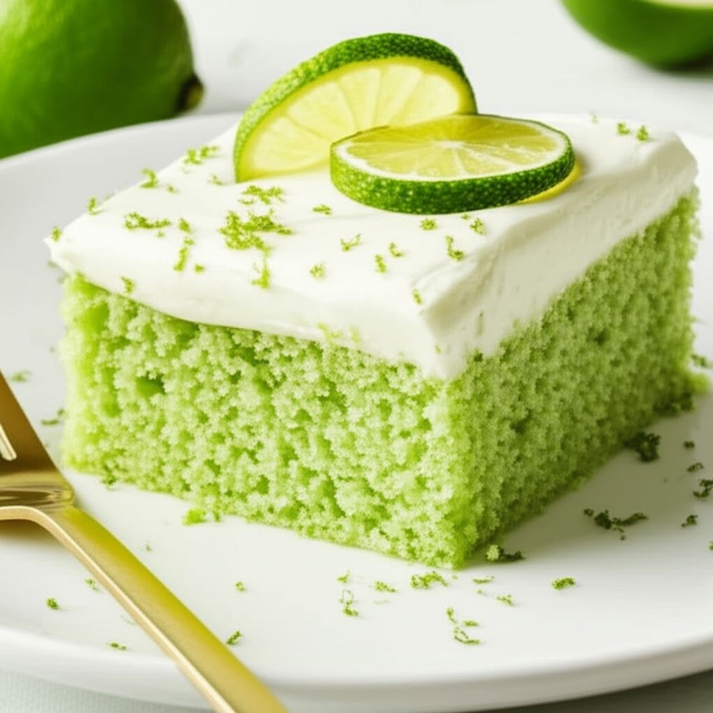 Tudy's Key Lime Pie Poke Cake