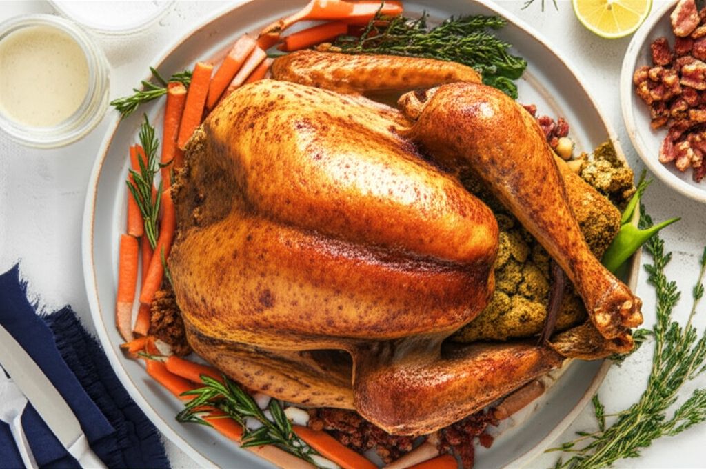 Turkey with Cornbread Stuffing