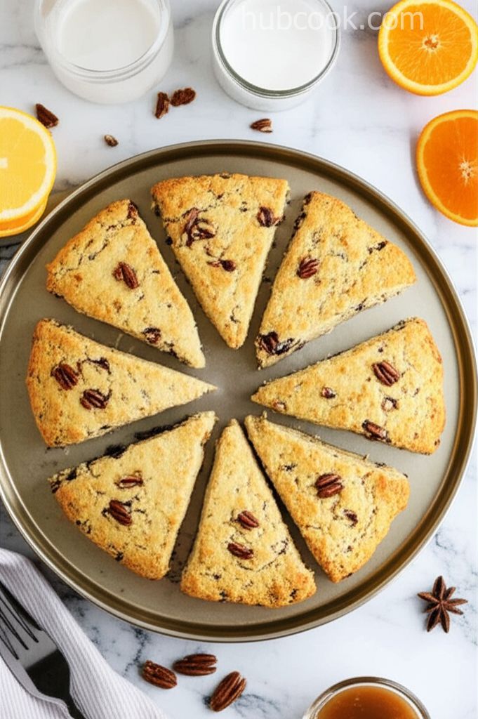 Vegan Lemon-Orange Pecan-Almond Hemp-Chia Ginger-Cardamom Scones