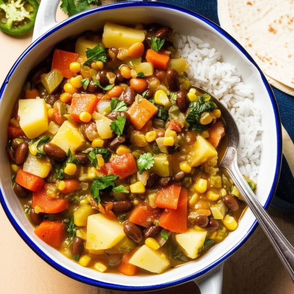 Vegetarian Green Chile Stew
