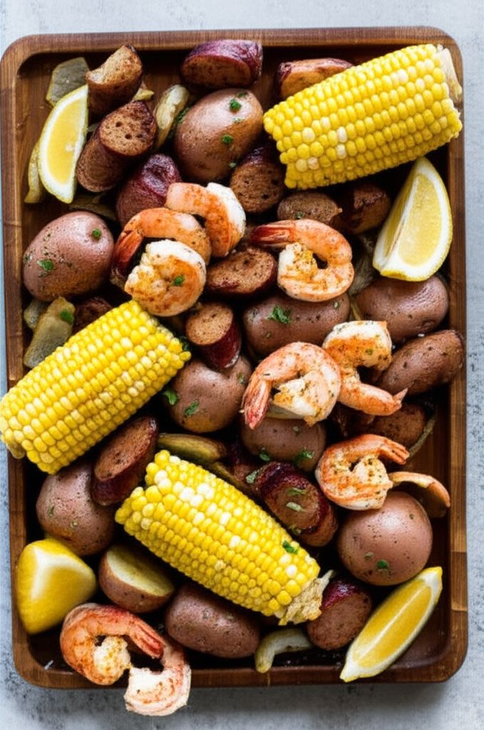 Air Fryer Shrimp "Boil"