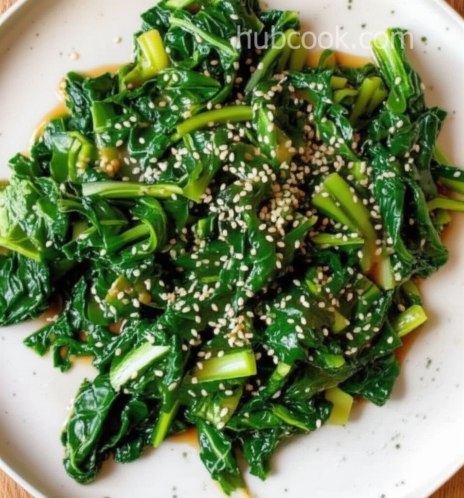 Asian-Inspired Mustard Greens