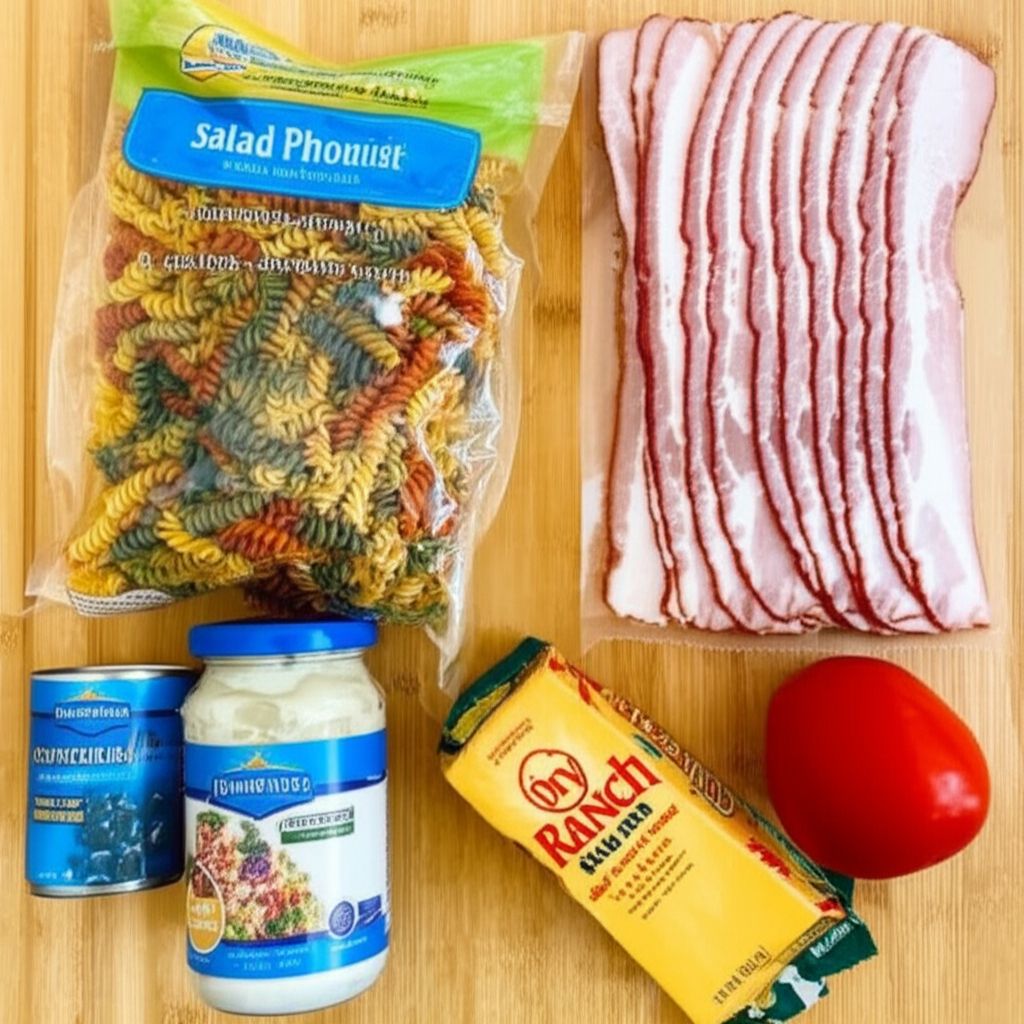 Bacon Ranch Pasta Salad