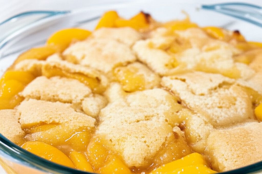 Bisquick Peach Cobbler