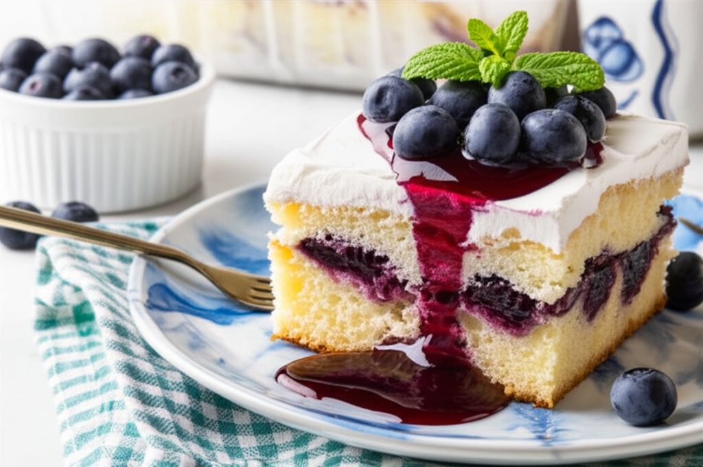 Blueberry Poke Cake