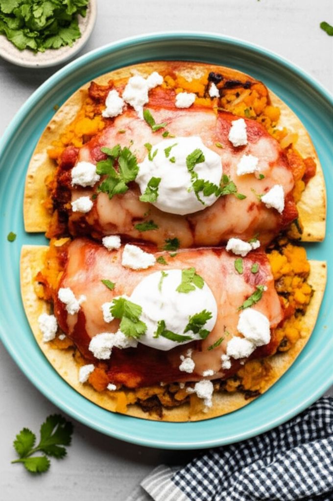 Butternut Squash Enchiladas