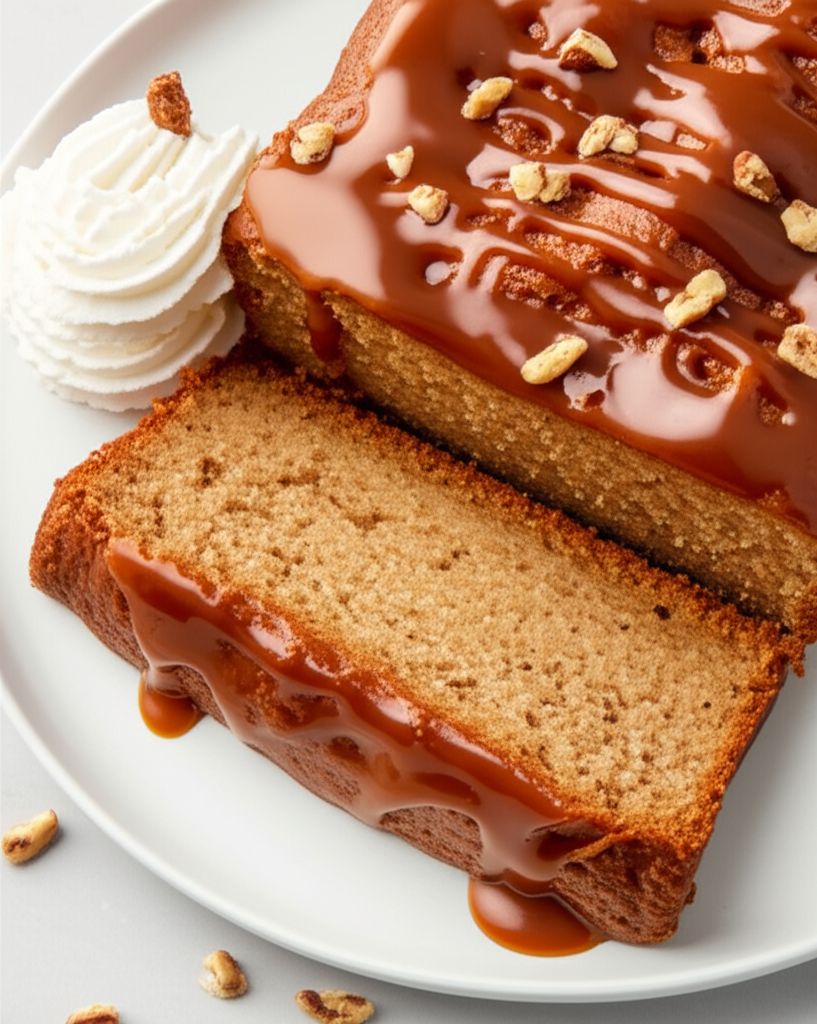 Caramel Apple Loaf Cake