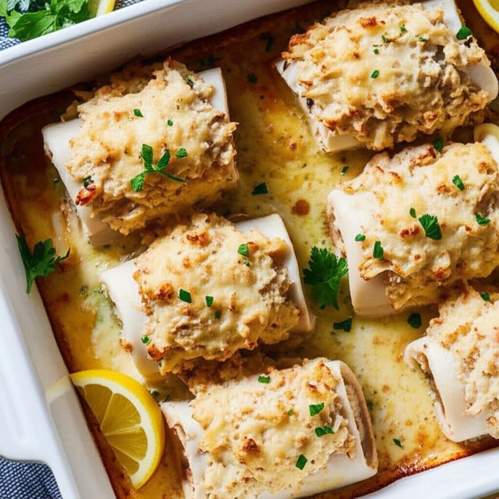 Chesapeake Bay Stuffed Rockfish