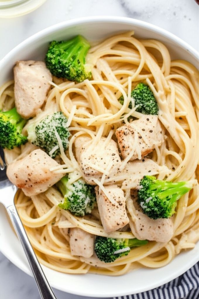 Chicken and Broccoli Alfredo