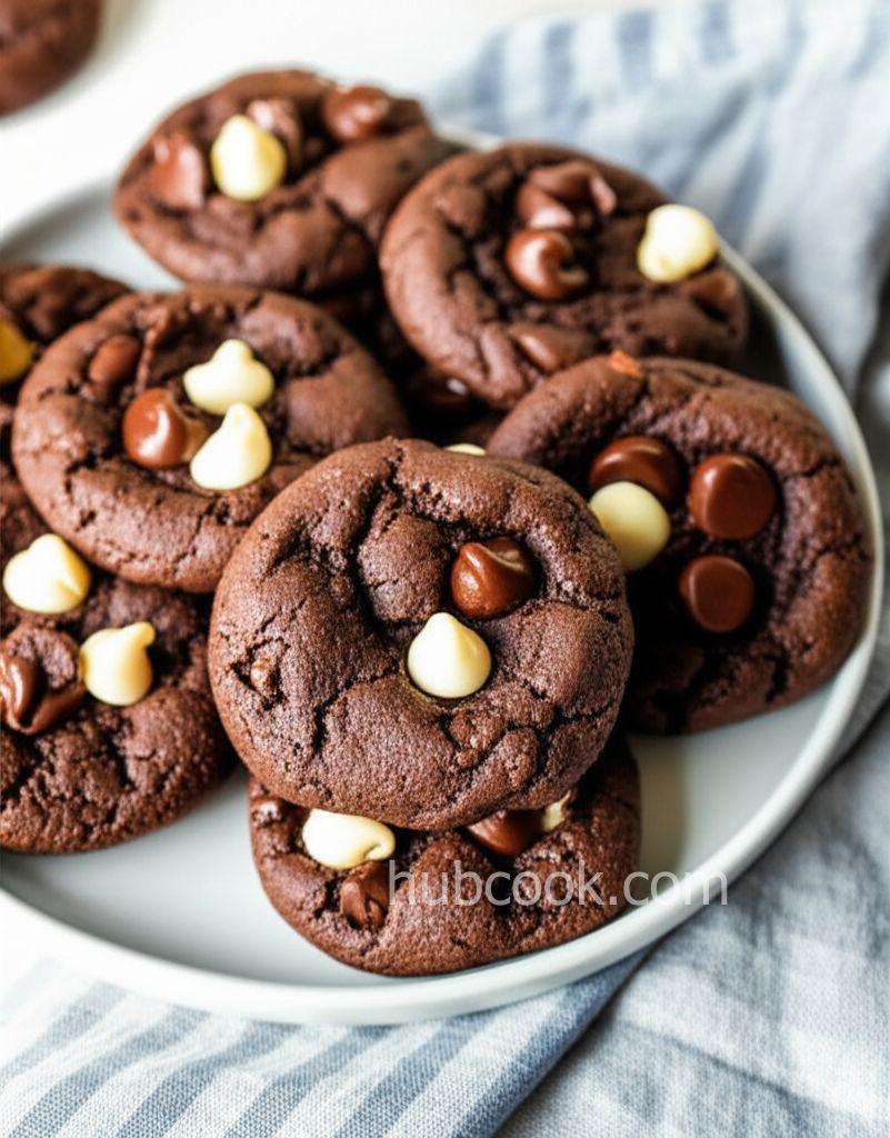 Chocolate and Marzipan Cookies